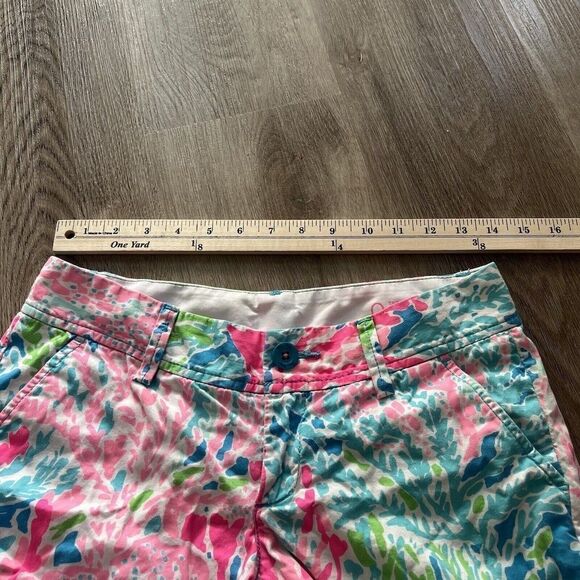 LILLY PULITZER LET’S CHA CHA PRINT CALLAHAN SIZE 0 Coral - Picture 3 of 10